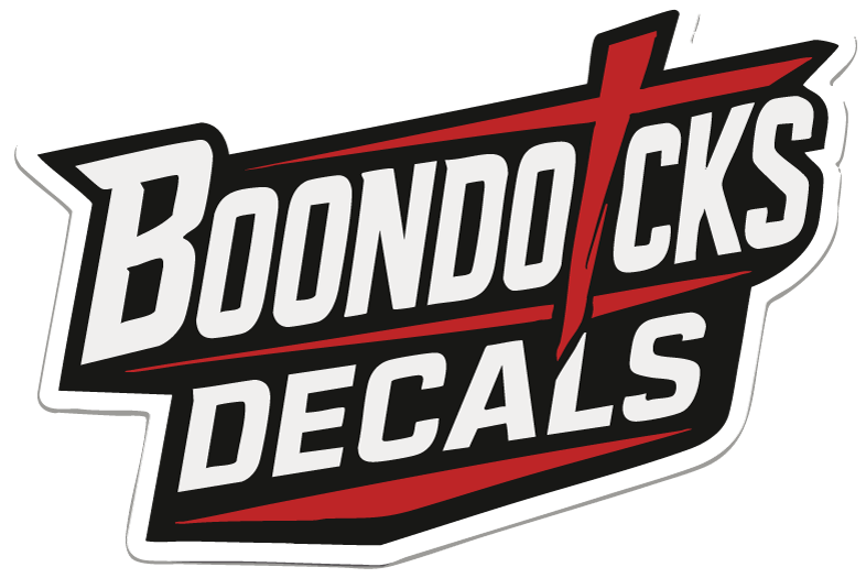 Boondocks Decals Logo 1 Motocross Graphics Boondocks Decals