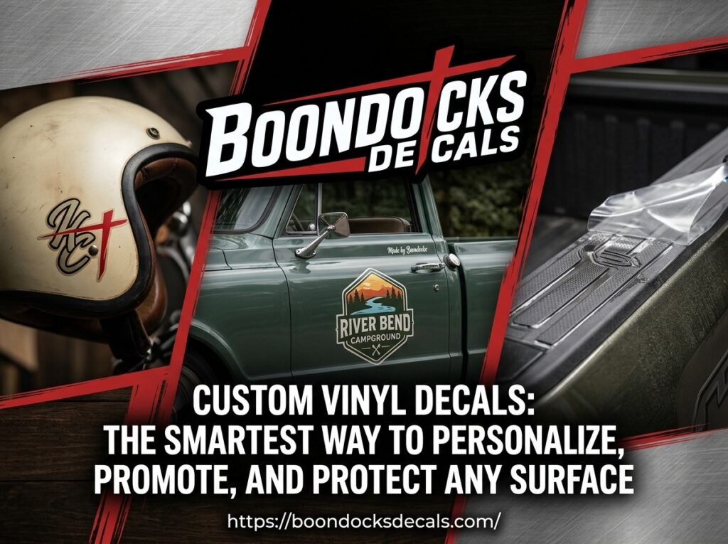 Custom Vinyl Decals: The Smartest Way to Personalize, Promote, and Protect Any Surface