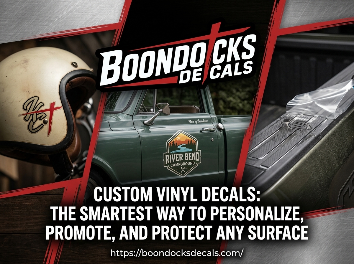 Custom Vinyl Decals: The Smartest Way to Personalize, Promote, and Protect Any Surface