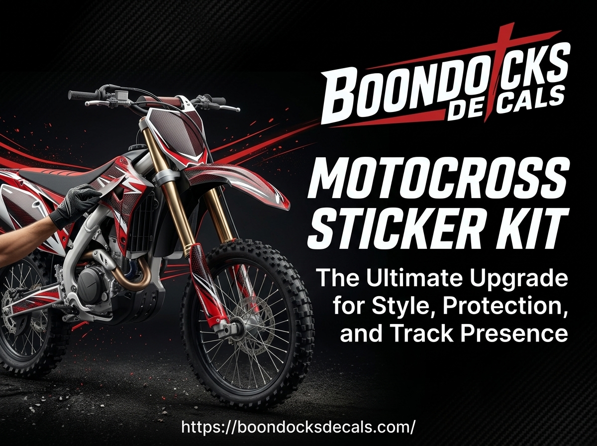 Motocross Sticker Kit: The Ultimate Upgrade for Style, Protection, and Track Presence