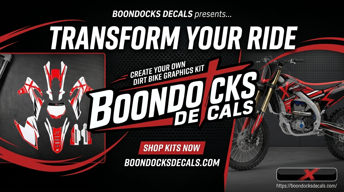 create your own graphics kit for dirt bike and Transform Your Ride