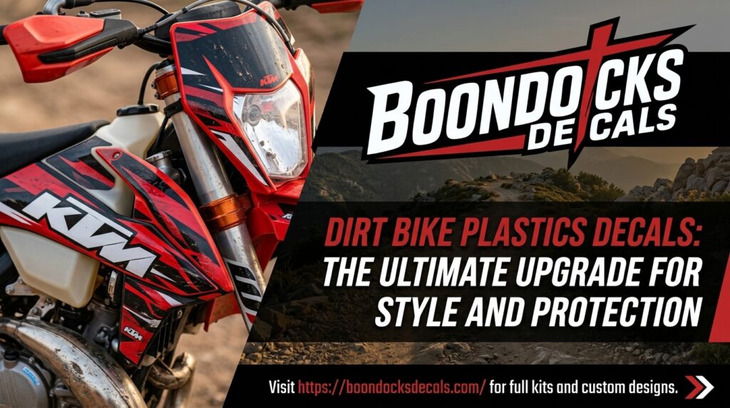 Dirt Bike Plastics Decals: The Ultimate Upgrade for Style and Protection