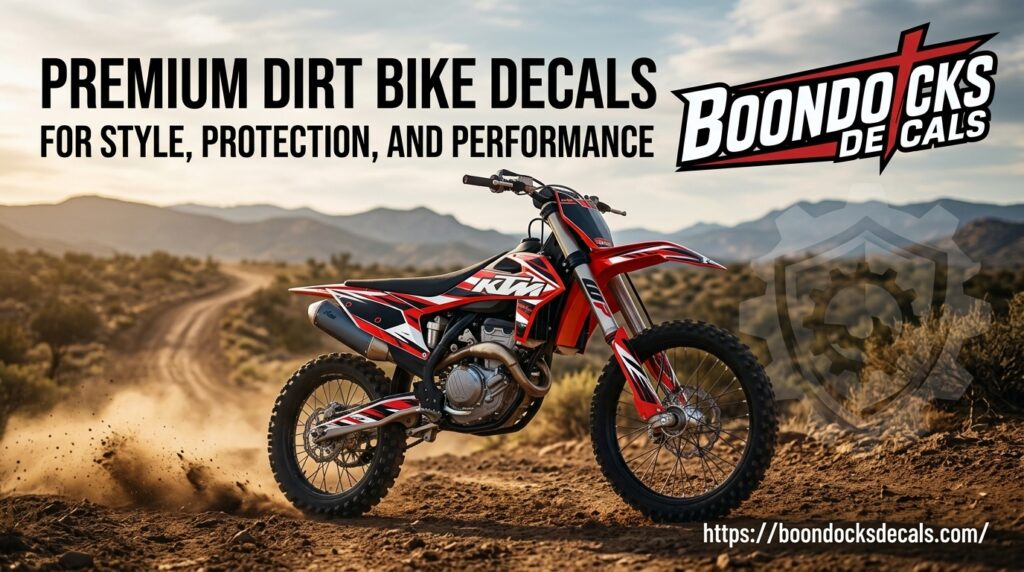 Premium Dirt Bike Decals for Style, Protection, and Performance