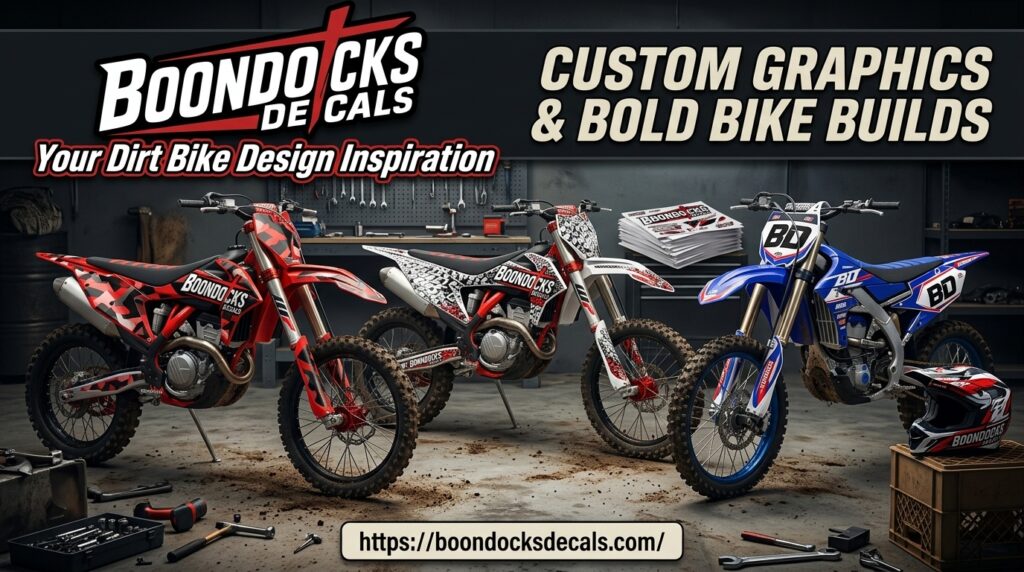 Dirt bike design inspiration for Custom Graphics and Bold Bike Builds