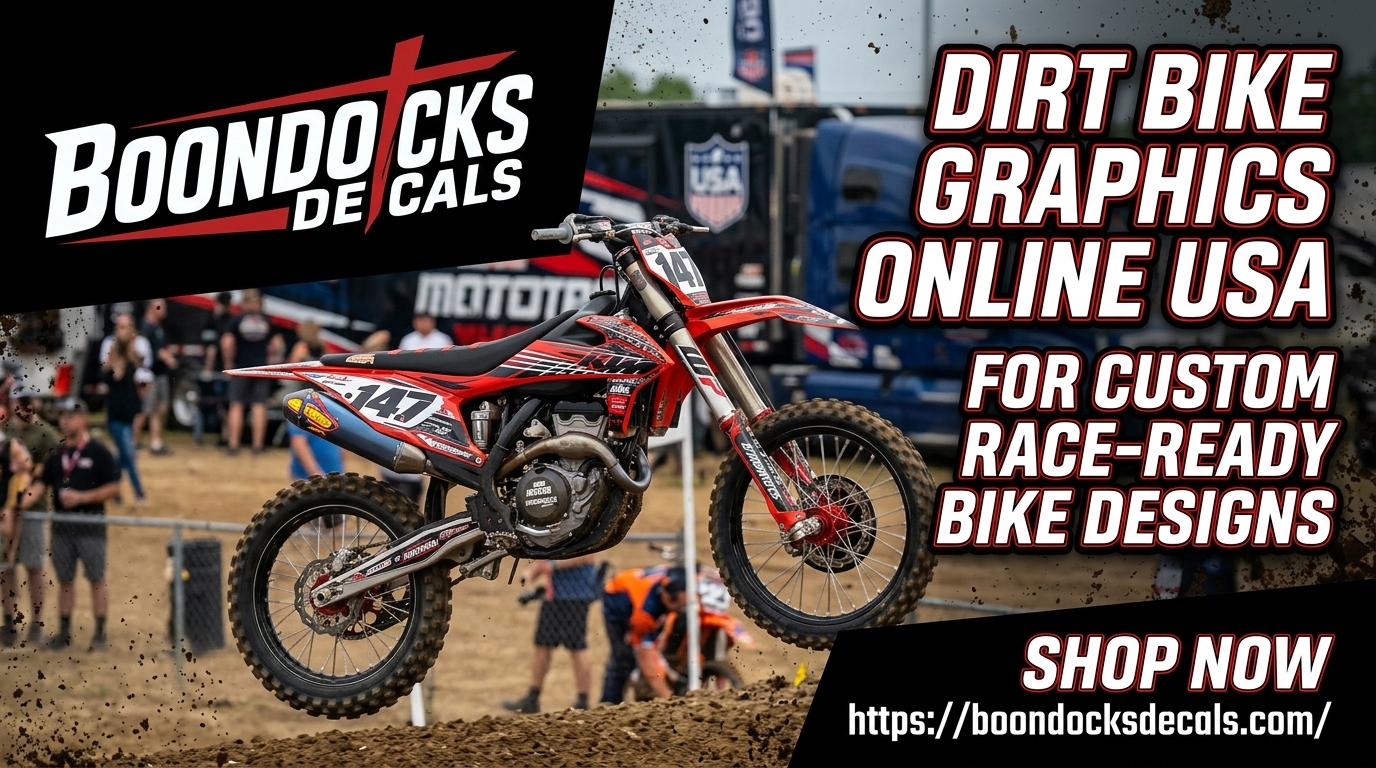 Dirt Bike Graphics Online USA for Custom Race-Ready Bike Designs