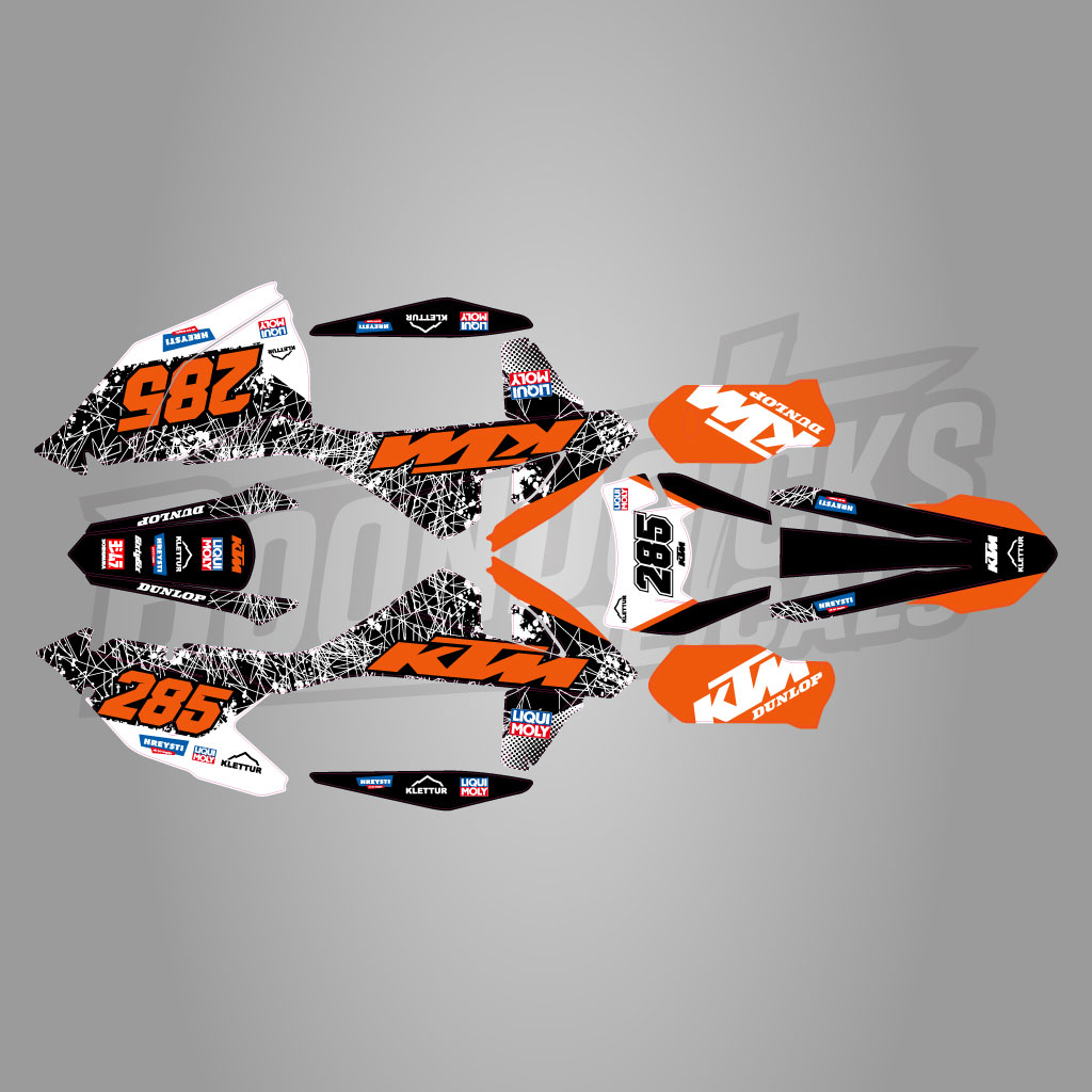 KTM SX SXF color 2 Motocross Graphics Boondocks Decals