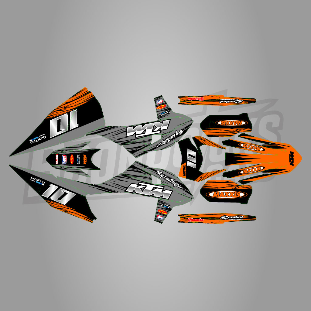 KTM SX SXF color 3 Motocross Graphics Boondocks Decals