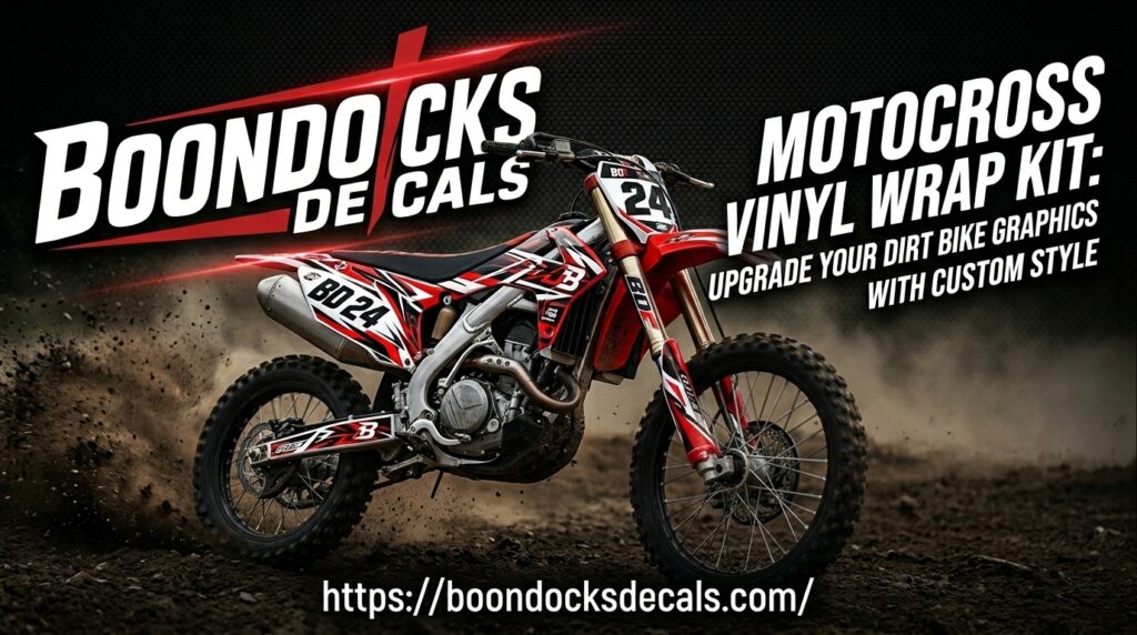 Motocross Vinyl Wrap Kit: Upgrade Your Dirt Bike Graphics With Custom Style
