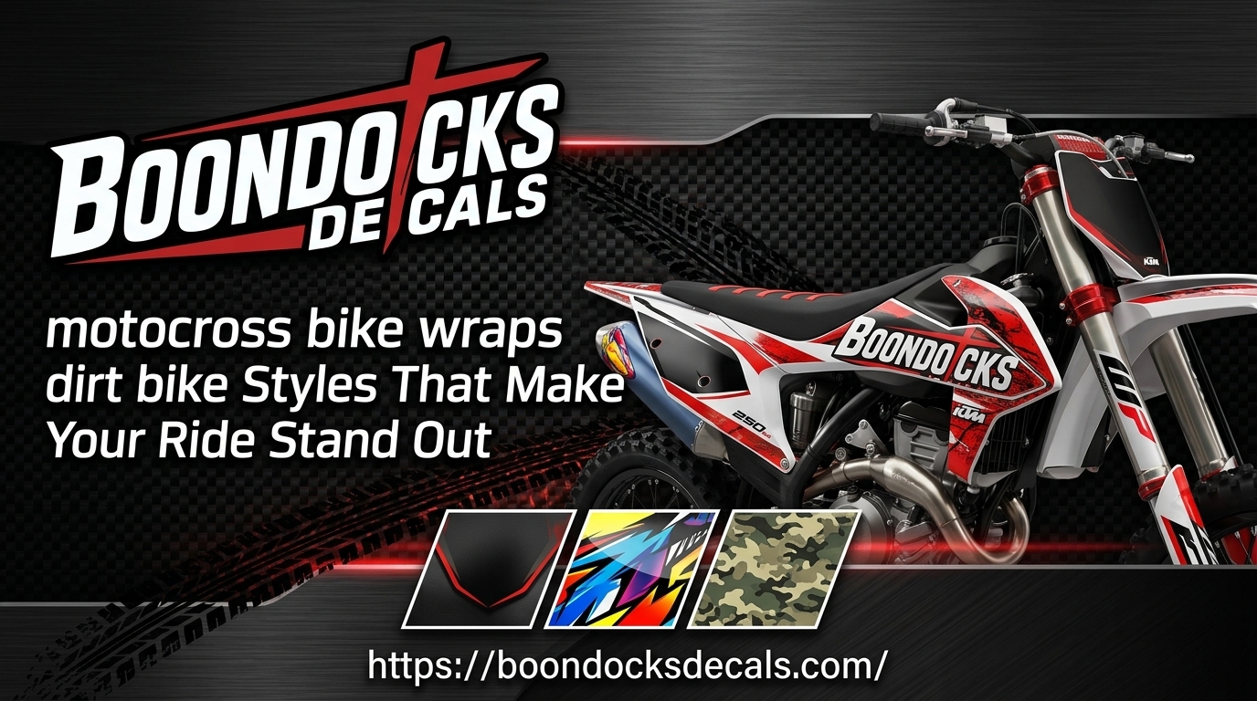 Motocross bike wraps dirt bike Styles That Make Your Ride Stand Out