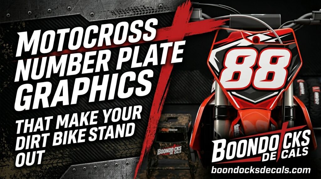 Motocross Number Plate Graphics That Make Your Dirt Bike Stand Out