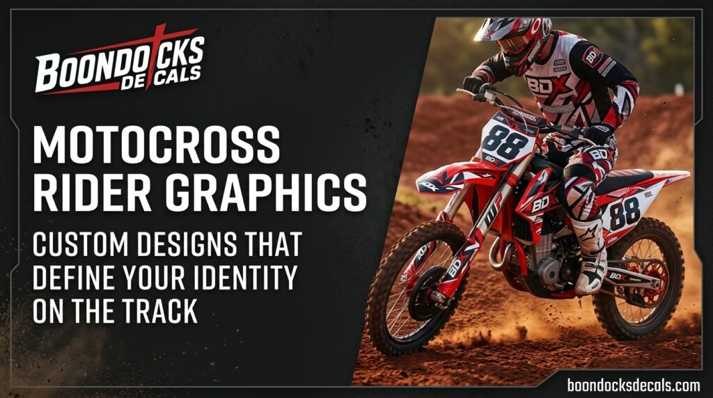 Motocross Rider Graphics: Custom Designs That Define Your Identity on the Track