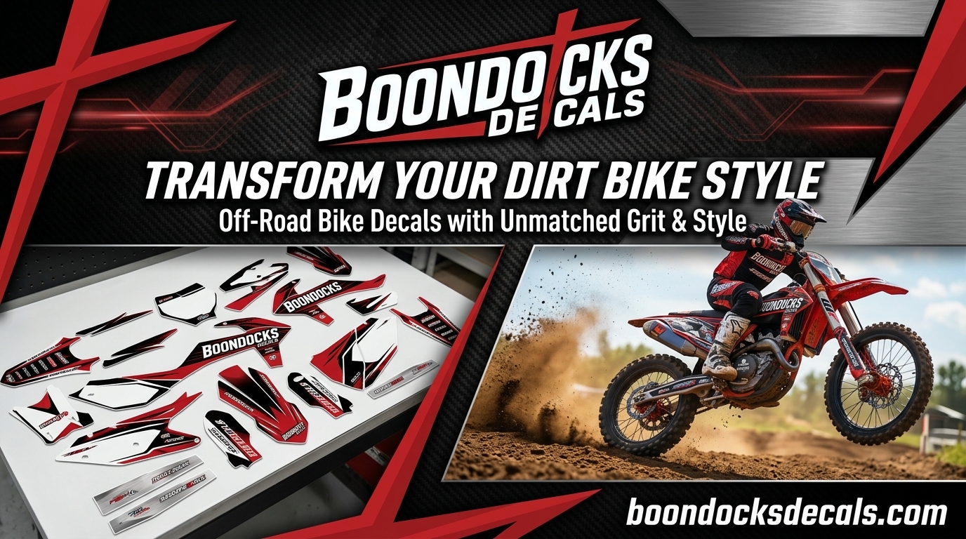 Off Road Bike Decals That Transform Your Dirt Bike Style