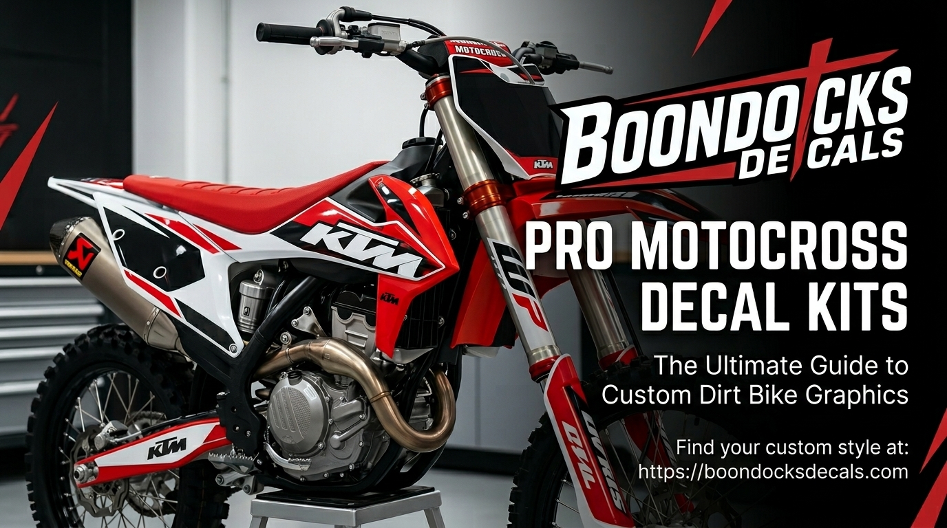 Pro Motocross Decal Kits: The Ultimate Guide to Custom Dirt Bike Graphics