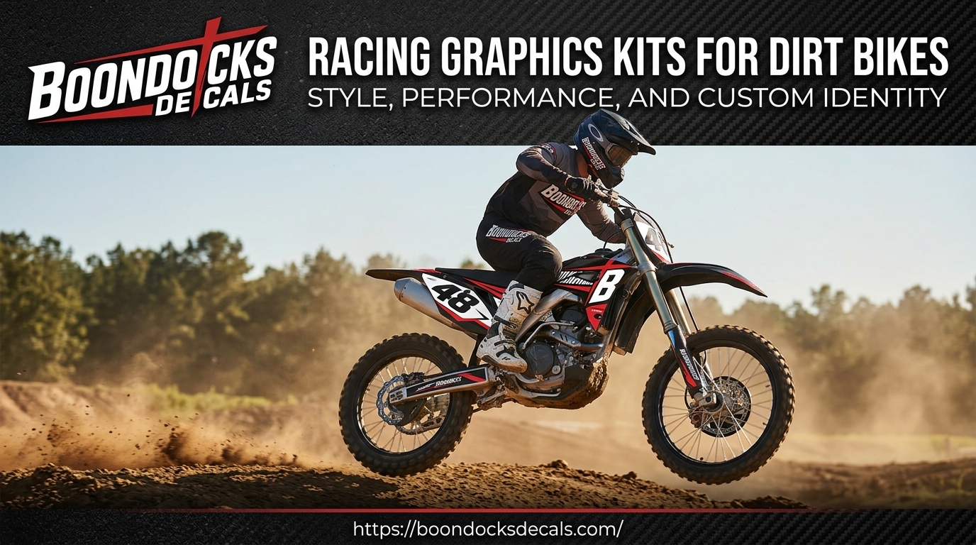 Racing Graphics Kit for Dirt Bikes: Style, Performance, and Custom Identity