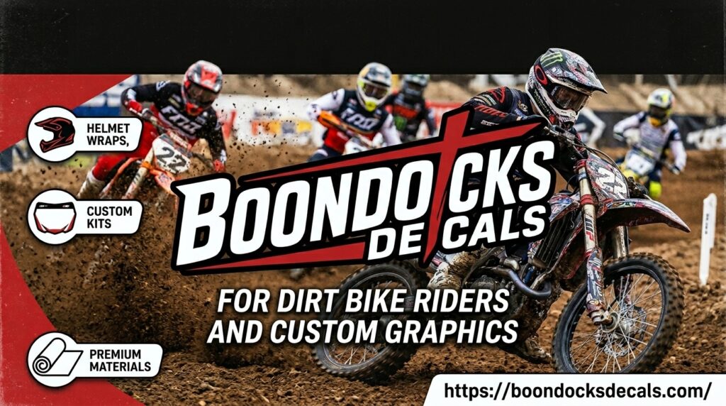 Sticker Printing USA for Dirt Bike Riders and Custom Graphics