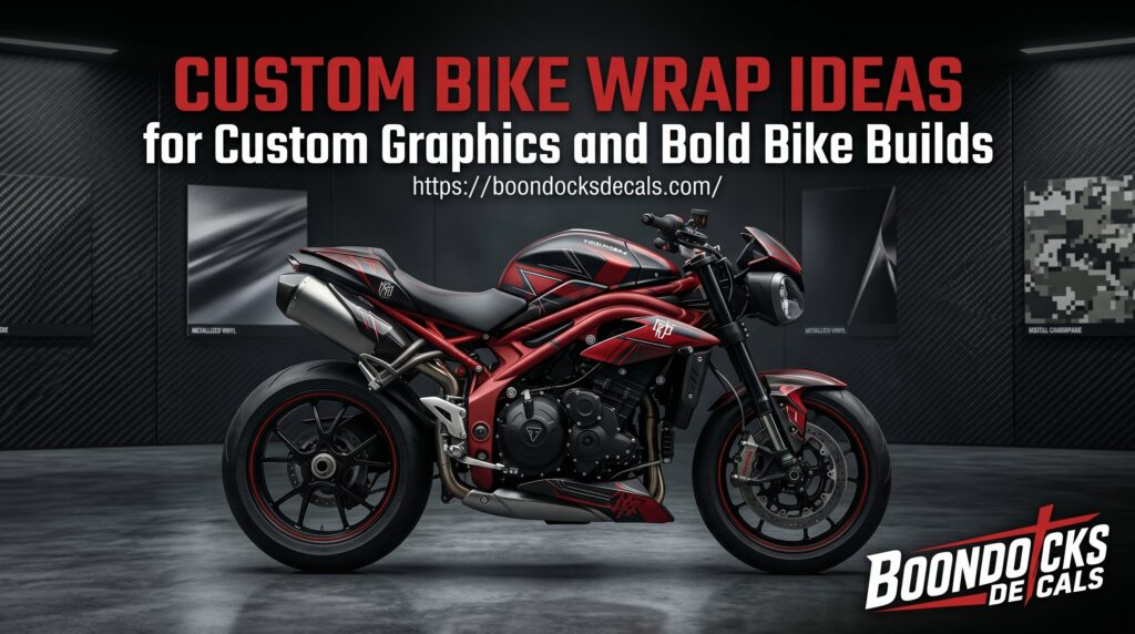 custom bike wrap ideas with premium dirt bike graphics on a motocross bike