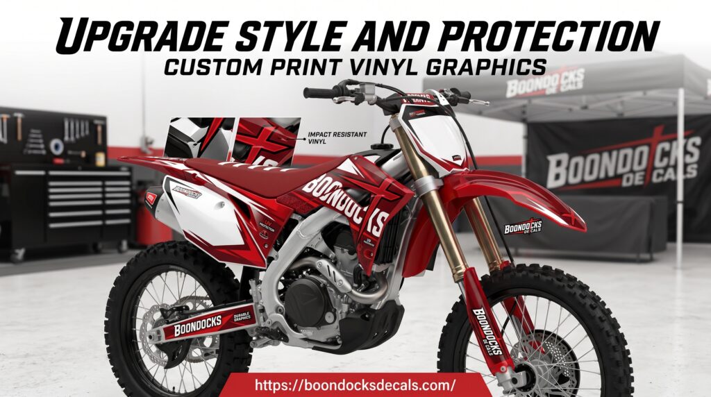 custom print vinyl graphics on dirt bike: Upgrade Style and Protection