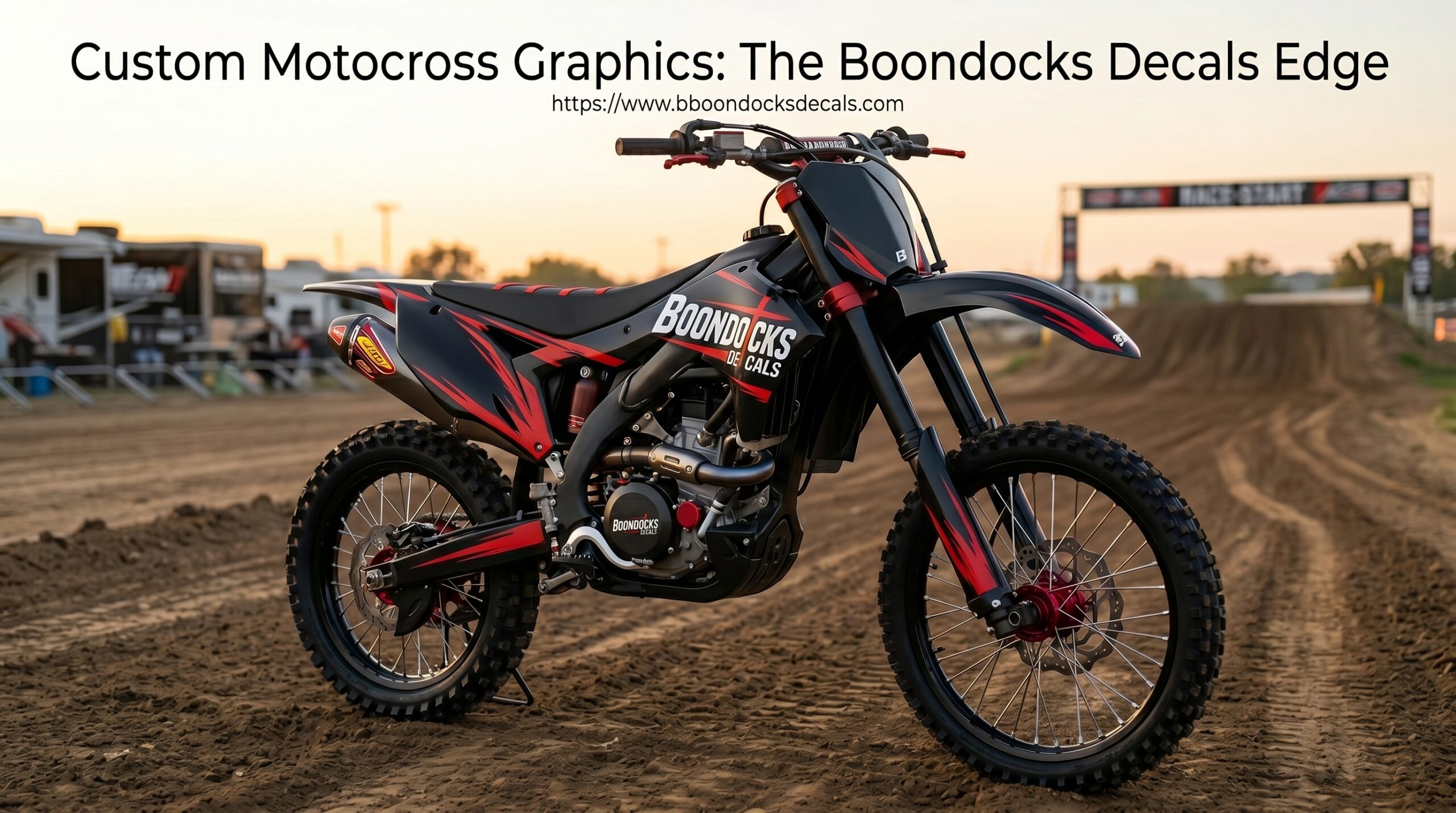 Print my sticker design on dirt bike for Custom Motocross Style