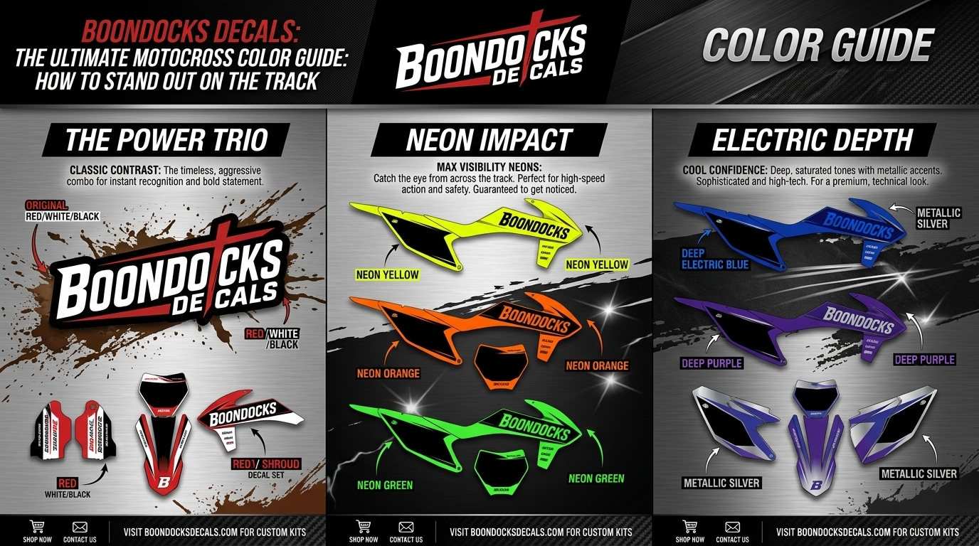 Best Colors For Motocross Graphics That Make Dirt Bike Graphics Stand Out