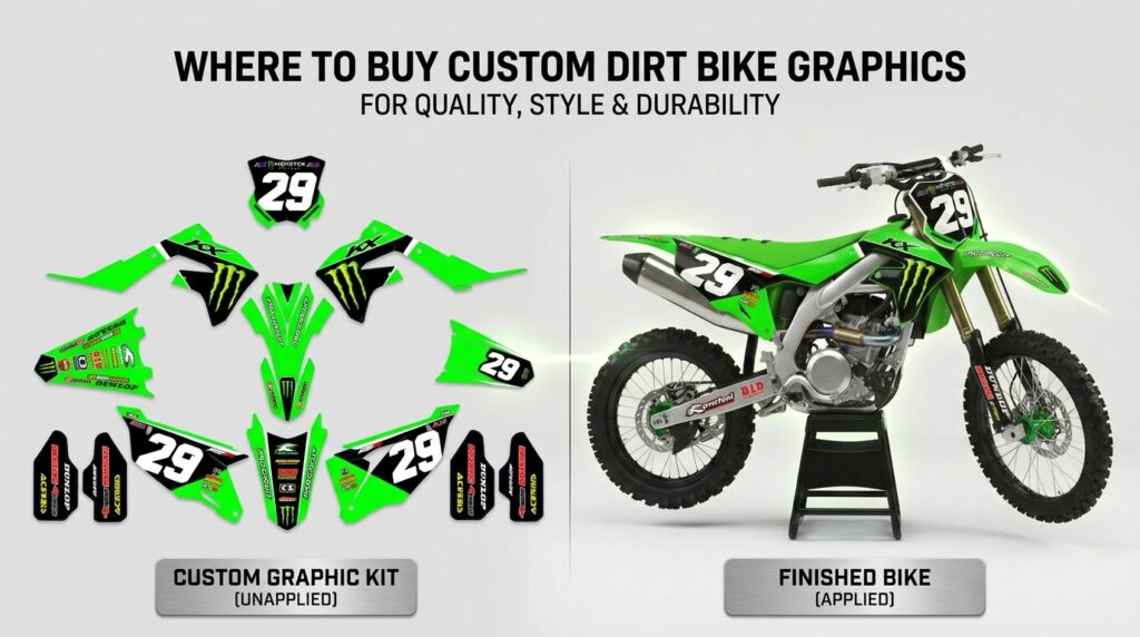 Where To Buy Custom Dirt Bike Graphics for Quality, Style & Durability