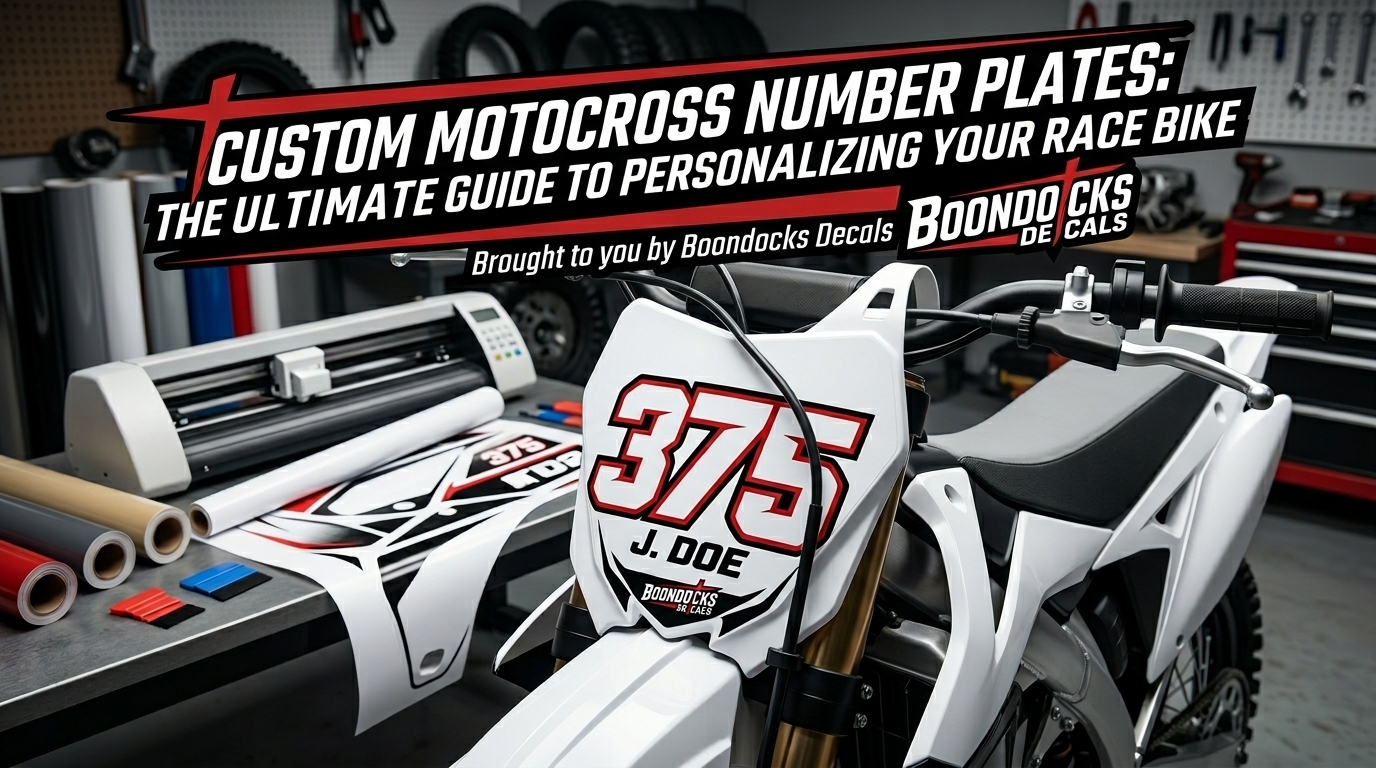 Custom Motocross Number Plates: The Ultimate Guide to Personalizing Your Race Bike