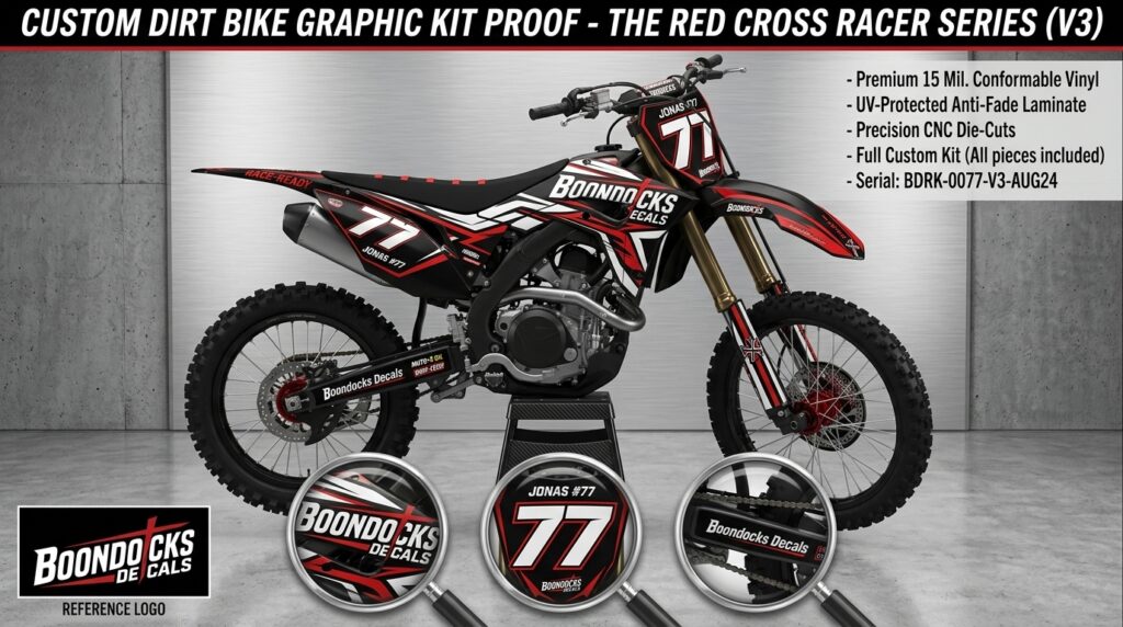 Custom Decal Proof Before Print: Better Dirt Bike Graphics for Race-Ready Style