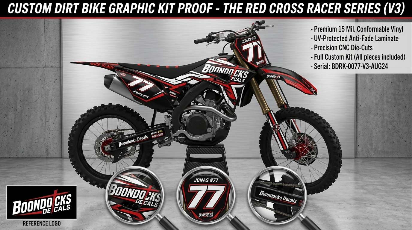 Custom Decal Proof Before Print: Better Dirt Bike Graphics for Race-Ready Style