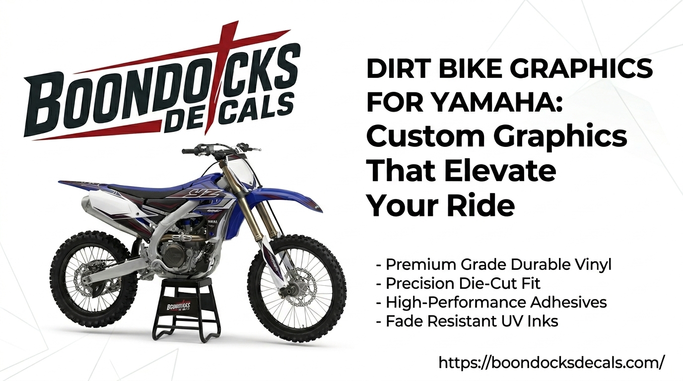 Dirt Bike Graphics For Yamaha: Custom Graphics That Elevate Your Ride