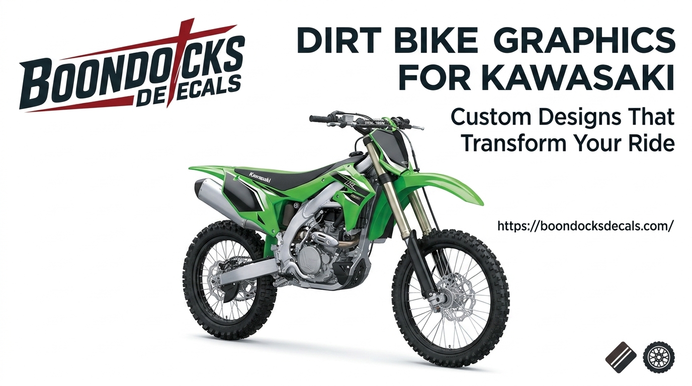 Dirt Bike Graphics for Kawasaki: Custom Designs That Transform Your Ride