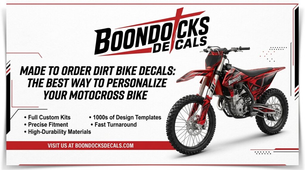 Made To Order Dirt Bike Decals: The Best Way to Personalize Your Motocross Bike