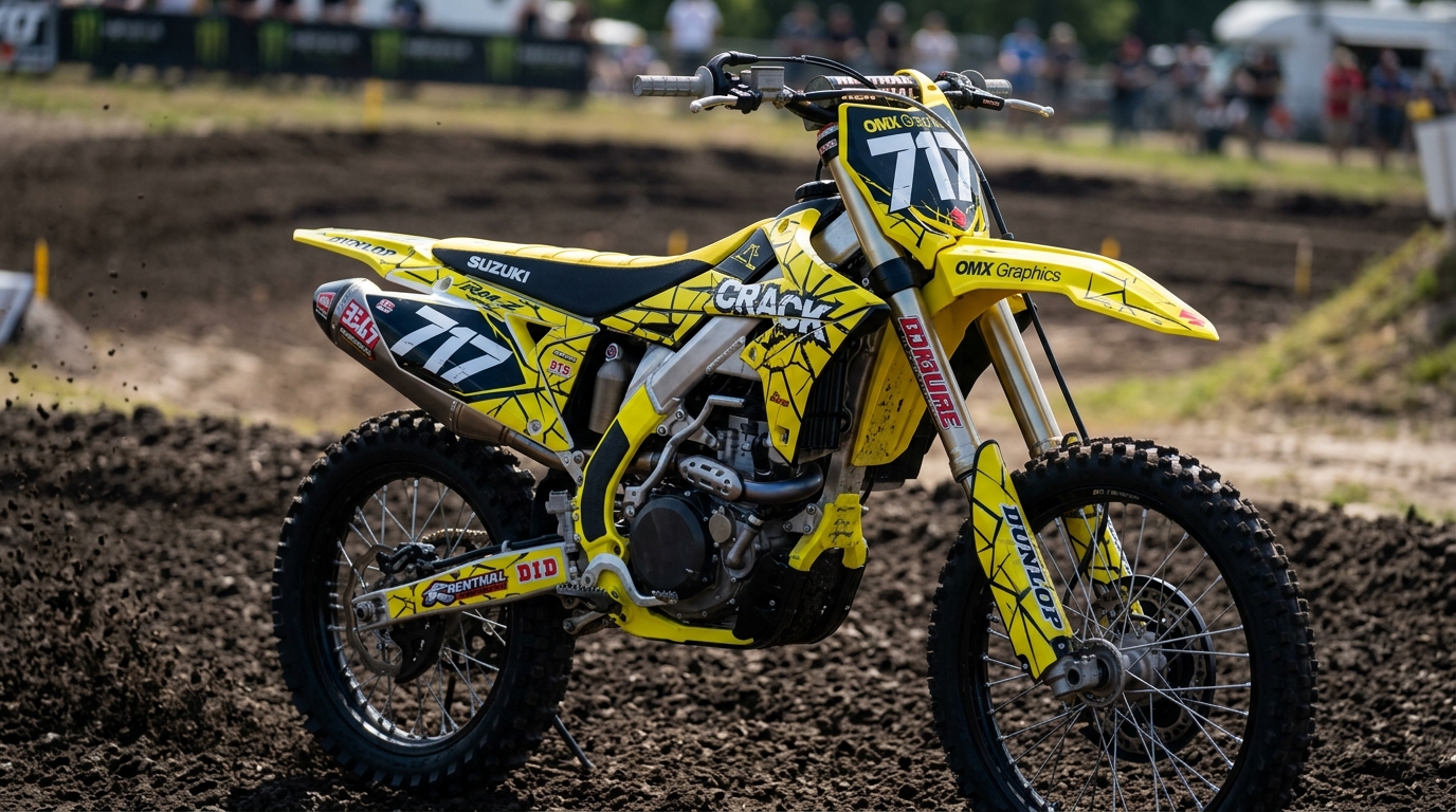 Dirt bike graphics kit Crack 202606260859 Motocross Graphics Boondocks Decals