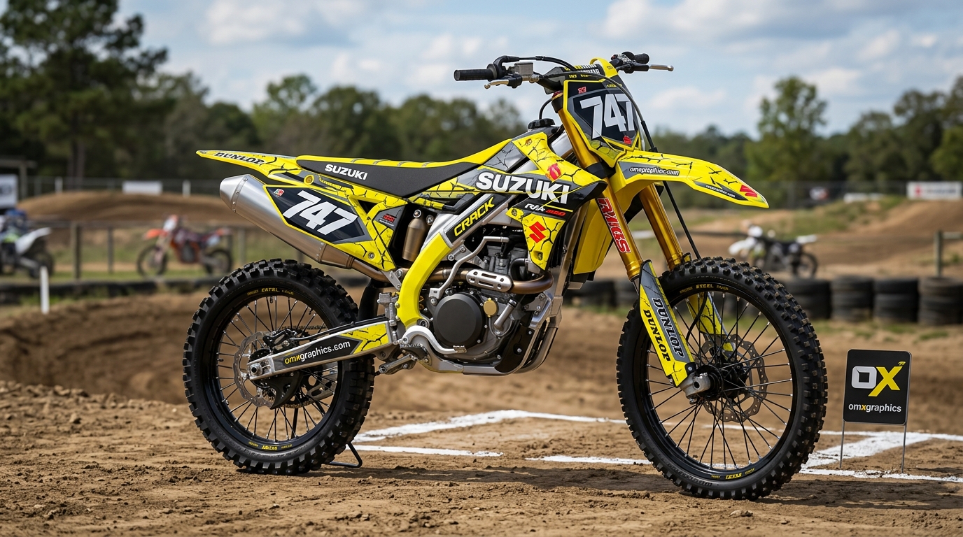 Dirt bike graphics kit yellow 202606260855 1 Motocross Graphics Boondocks Decals