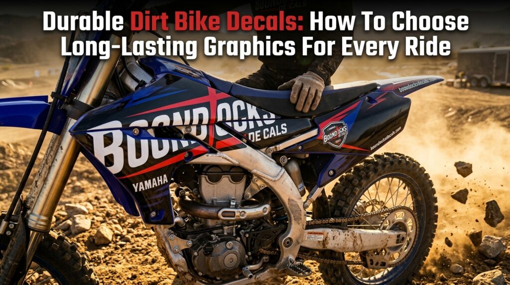 Durable Dirt Bike Decals: How To Choose Long-Lasting Graphics For Every Ride