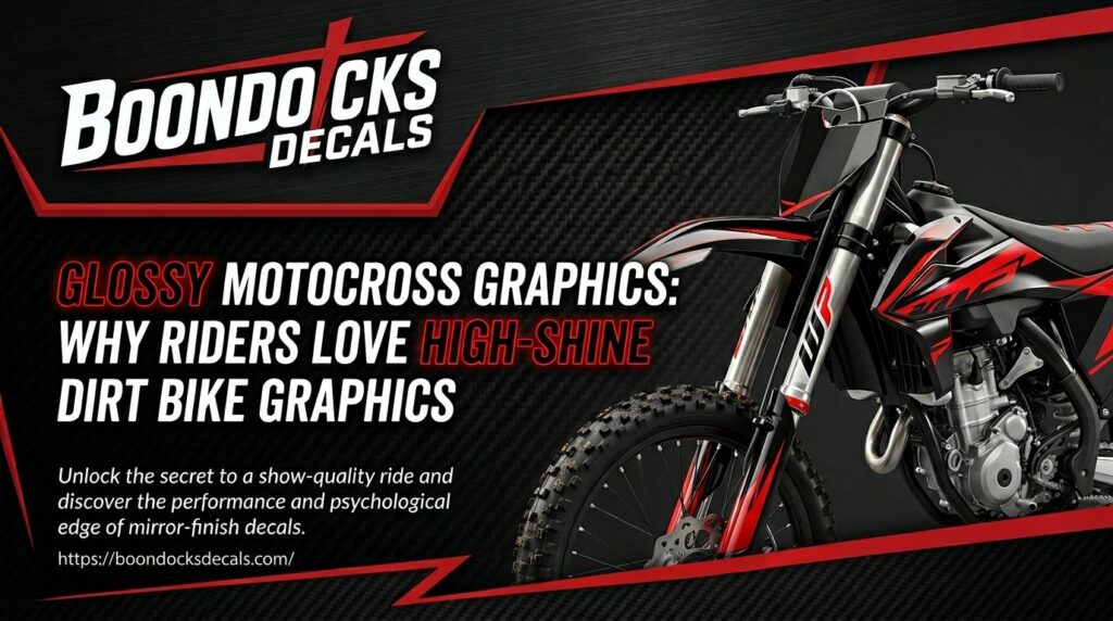 Glossy Motocross Graphics: Why Riders Love High-Shine Dirt Bike Graphics