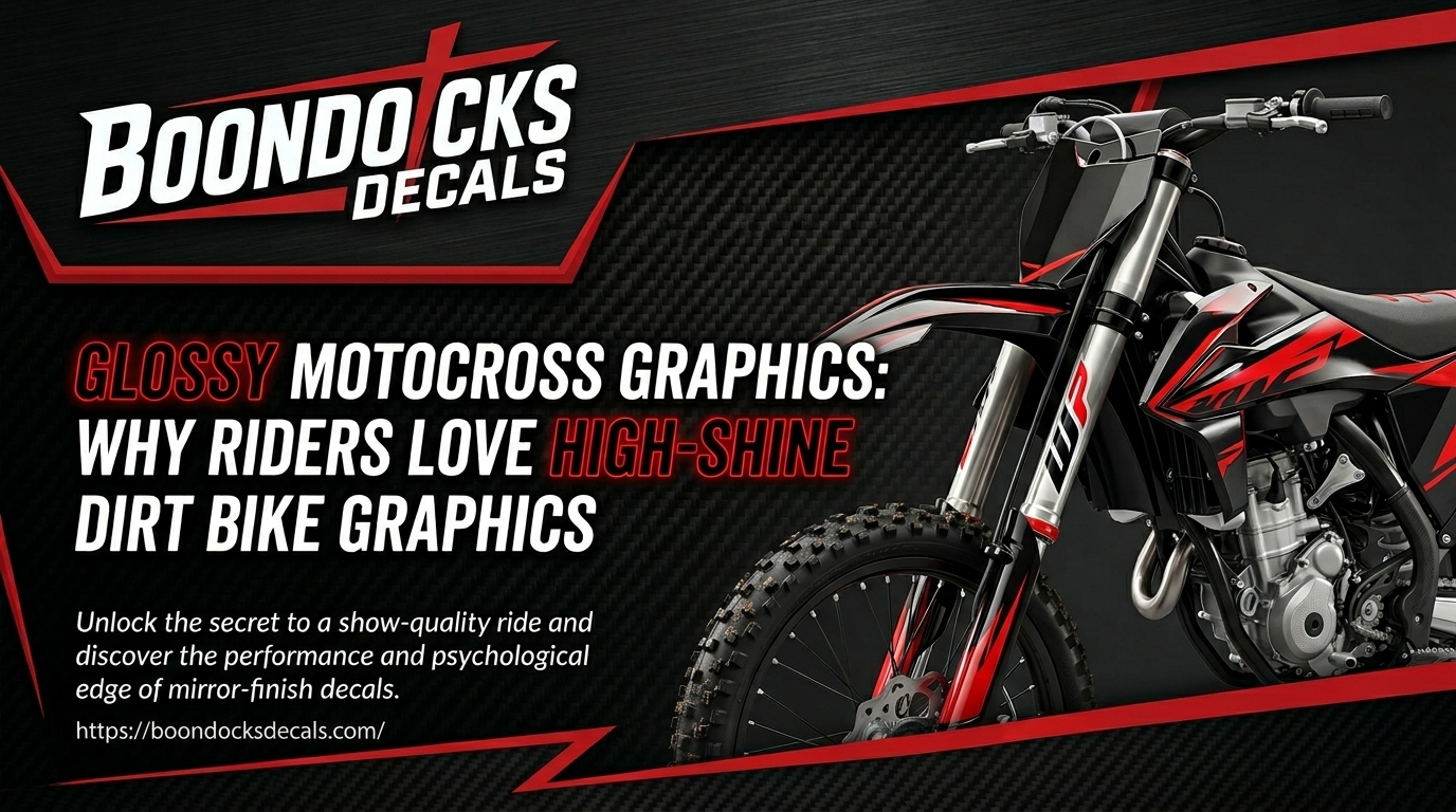Glossy Motocross Graphics: Why Riders Love High-Shine Dirt Bike Graphics