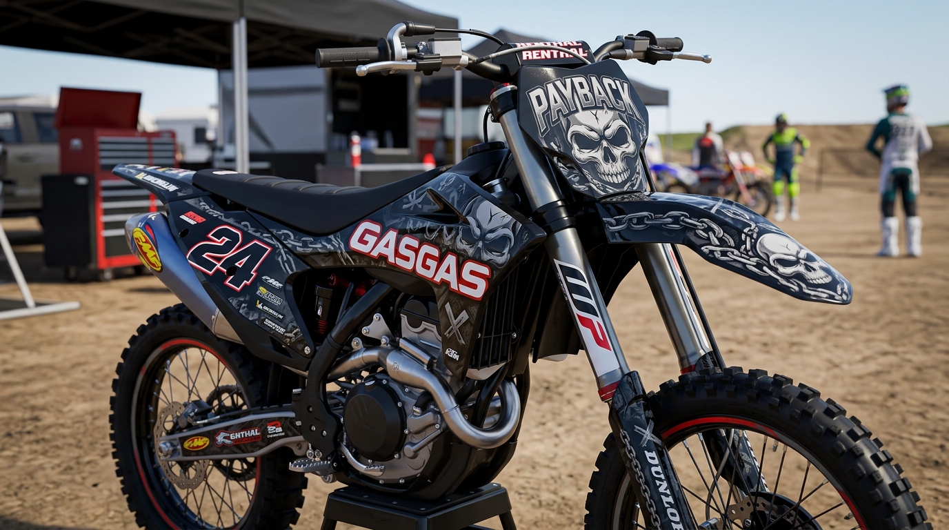Graphics kit for GasGas 202606300843 Motocross Graphics Boondocks Decals
