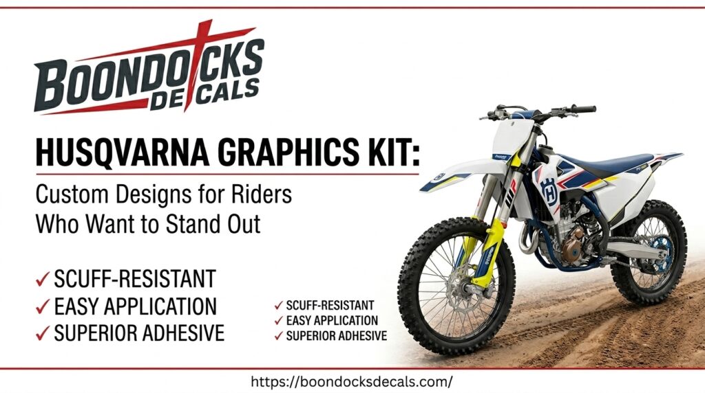 Husqvarna Graphics Kit: Custom Designs for Riders Who Want to Stand Out