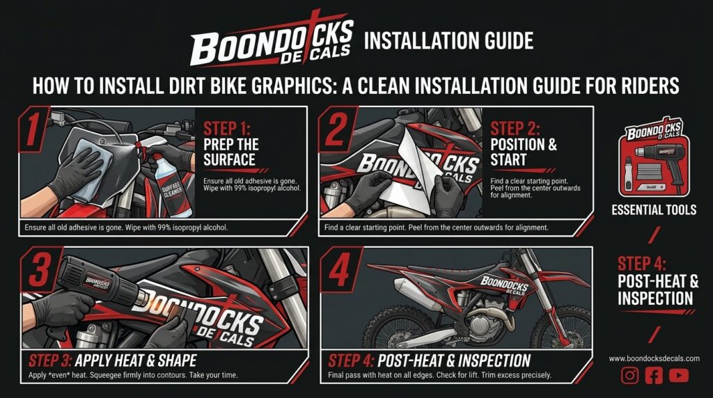 How to install dirt bike graphics: A Clean Installation Guide for Riders