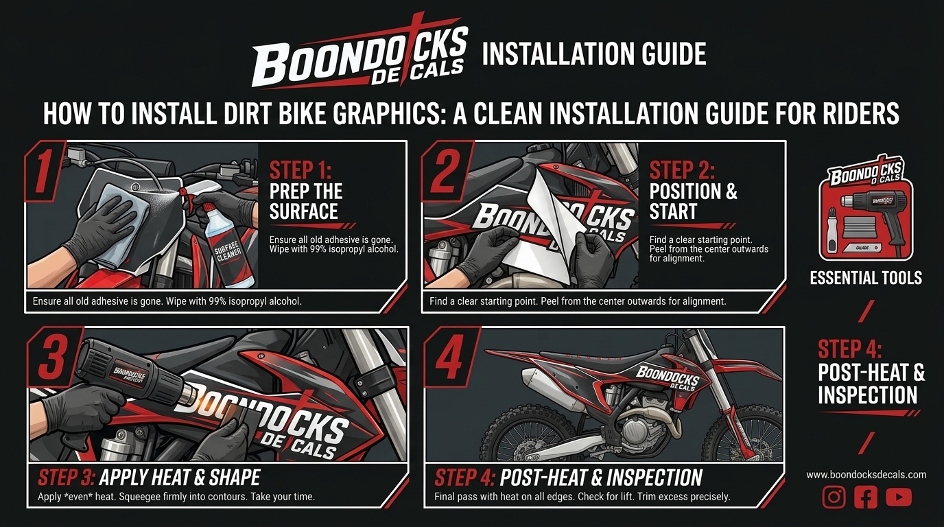 How to install dirt bike graphics: A Clean Installation Guide for Riders