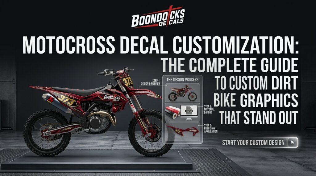 Motocross Decal Customization: The Complete Guide to Custom Dirt Bike Graphics That Stand Out