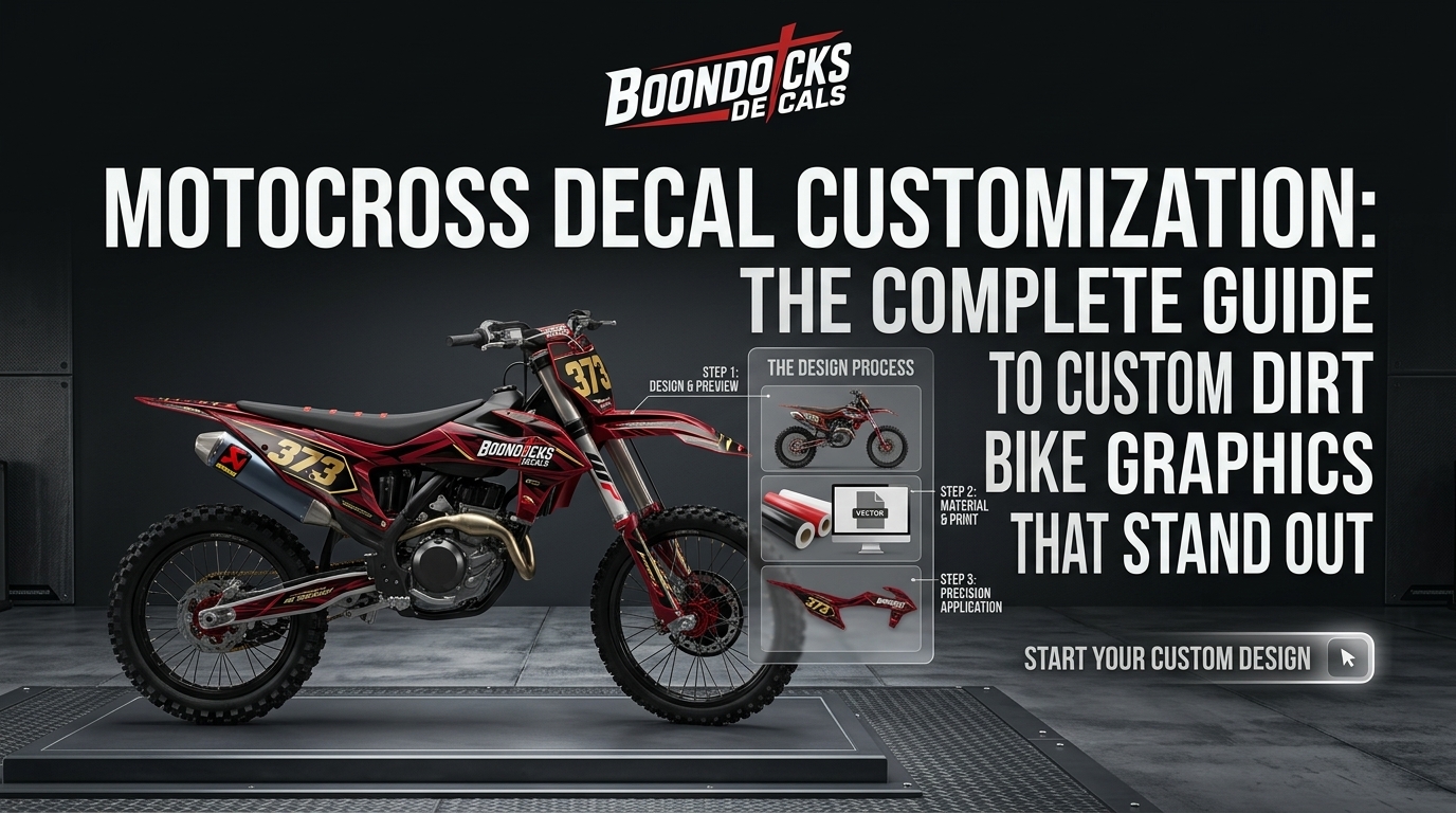 Motocross Decal Customization: The Complete Guide to Custom Dirt Bike Graphics That Stand Out