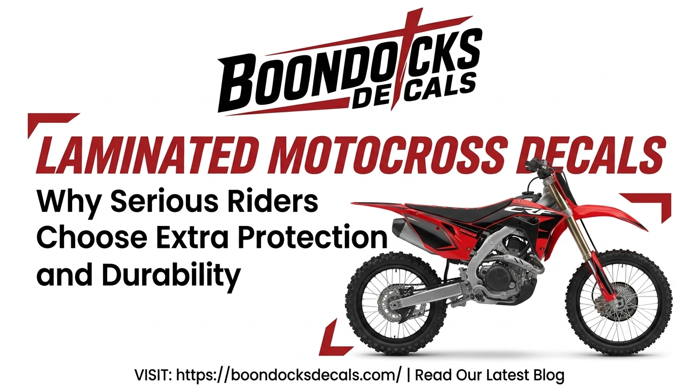 Laminated Motocross Decals: Why Serious Riders Choose Extra Protection and Durability