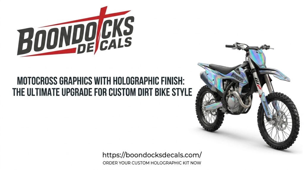 Motocross Graphics With Holographic Finish: The Ultimate Upgrade For Custom Dirt Bike Style