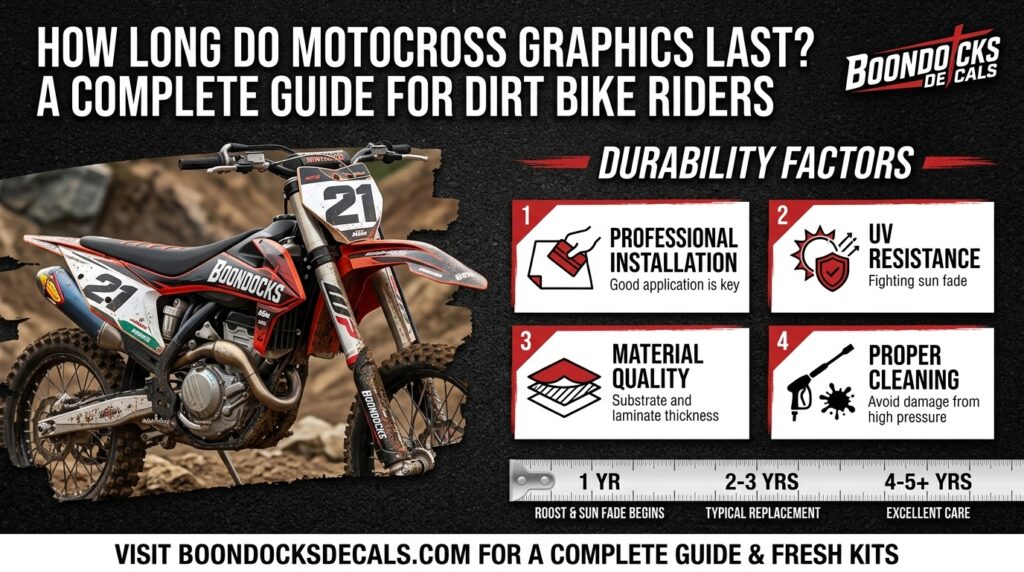 How Long Do Motocross Graphics Last? A Complete Guide For Dirt Bike Riders