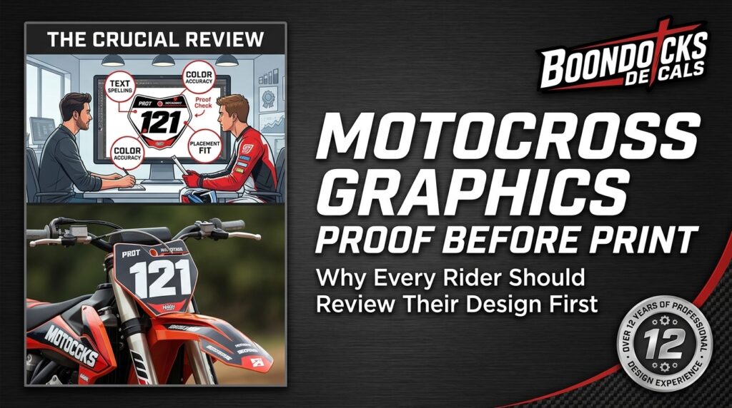Motocross Graphics Proof Before Print: Why Every Rider Should Review Their Design First