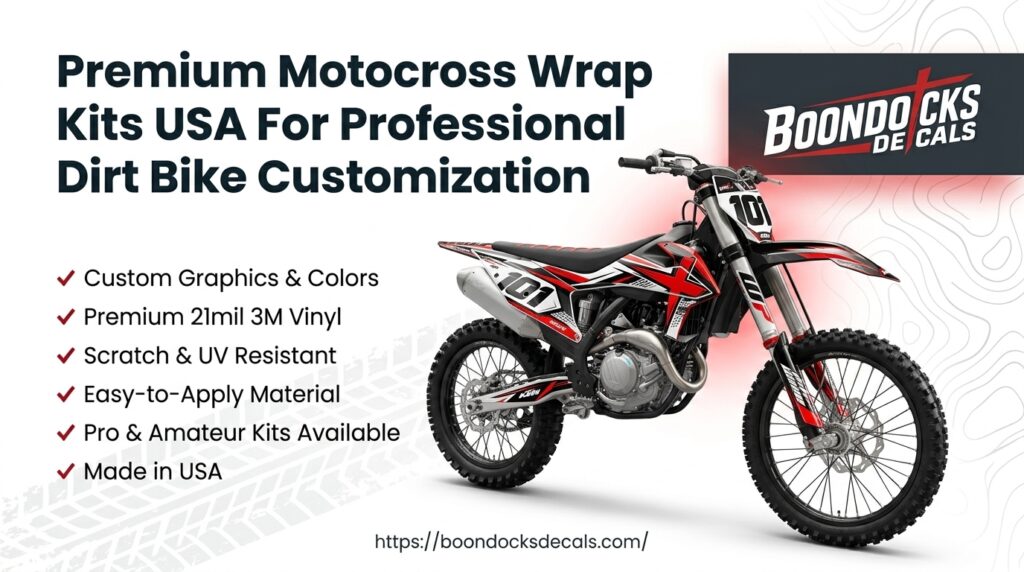 Premium Motocross Wrap Kits USA For Professional Dirt Bike Customization