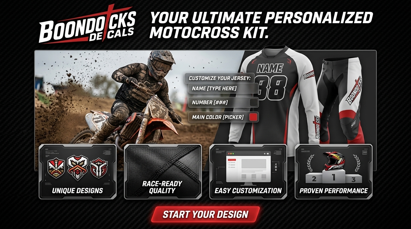 Personalized Motocross Kits for Riders Who Want a Unique Race-Ready Look