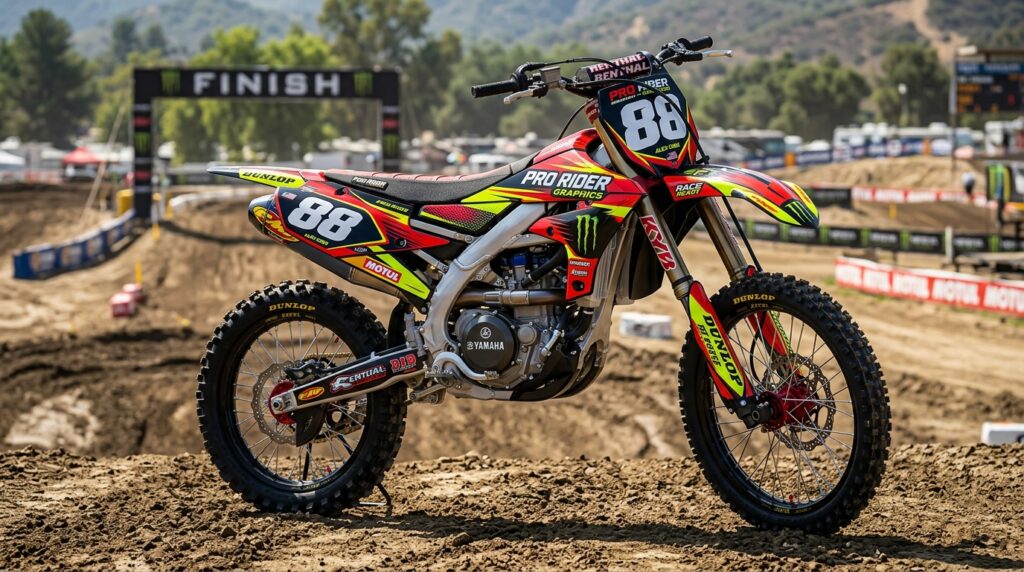 Pro Rider Graphics Kit For A Professional Race-Ready Dirt Bike Look
