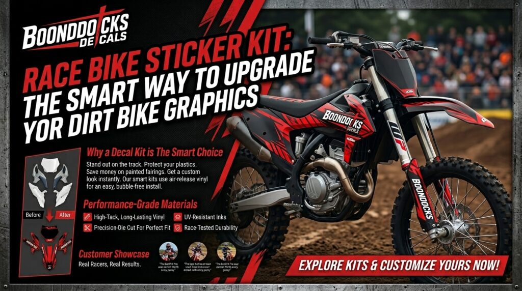 Race Bike Sticker Kit: The Smart Way to Upgrade Your Dirt Bike Graphics