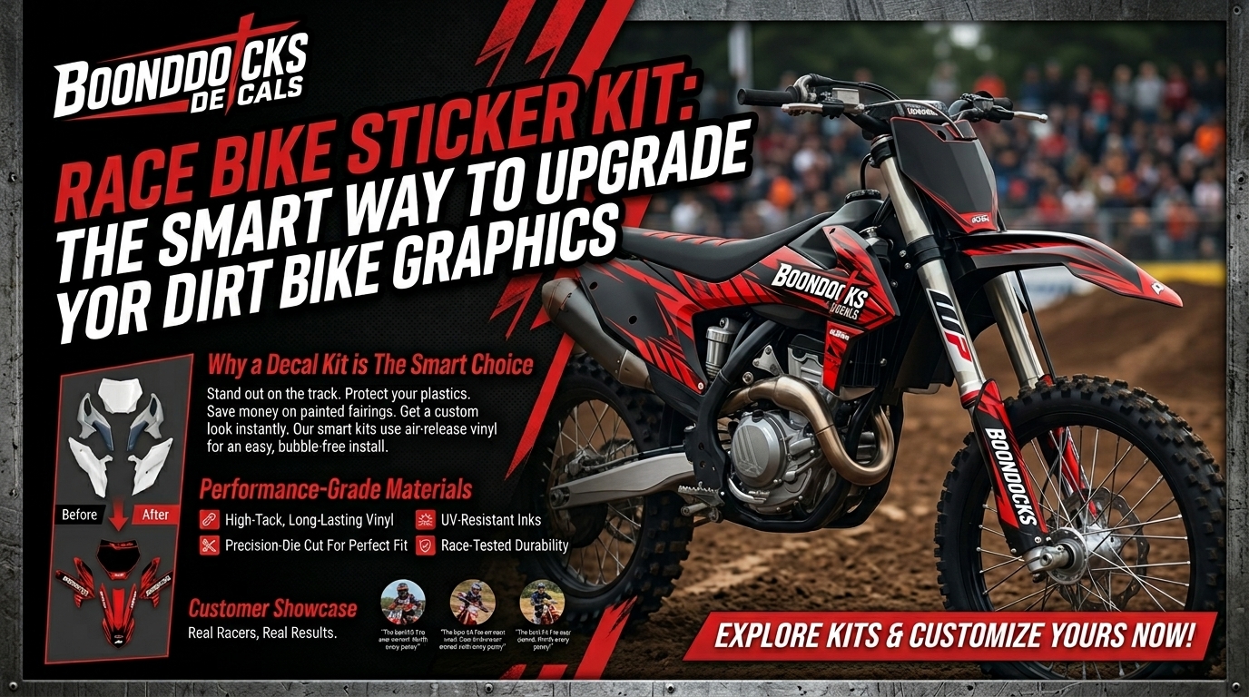 Race Bike Sticker Kit: The Smart Way to Upgrade Your Dirt Bike Graphics